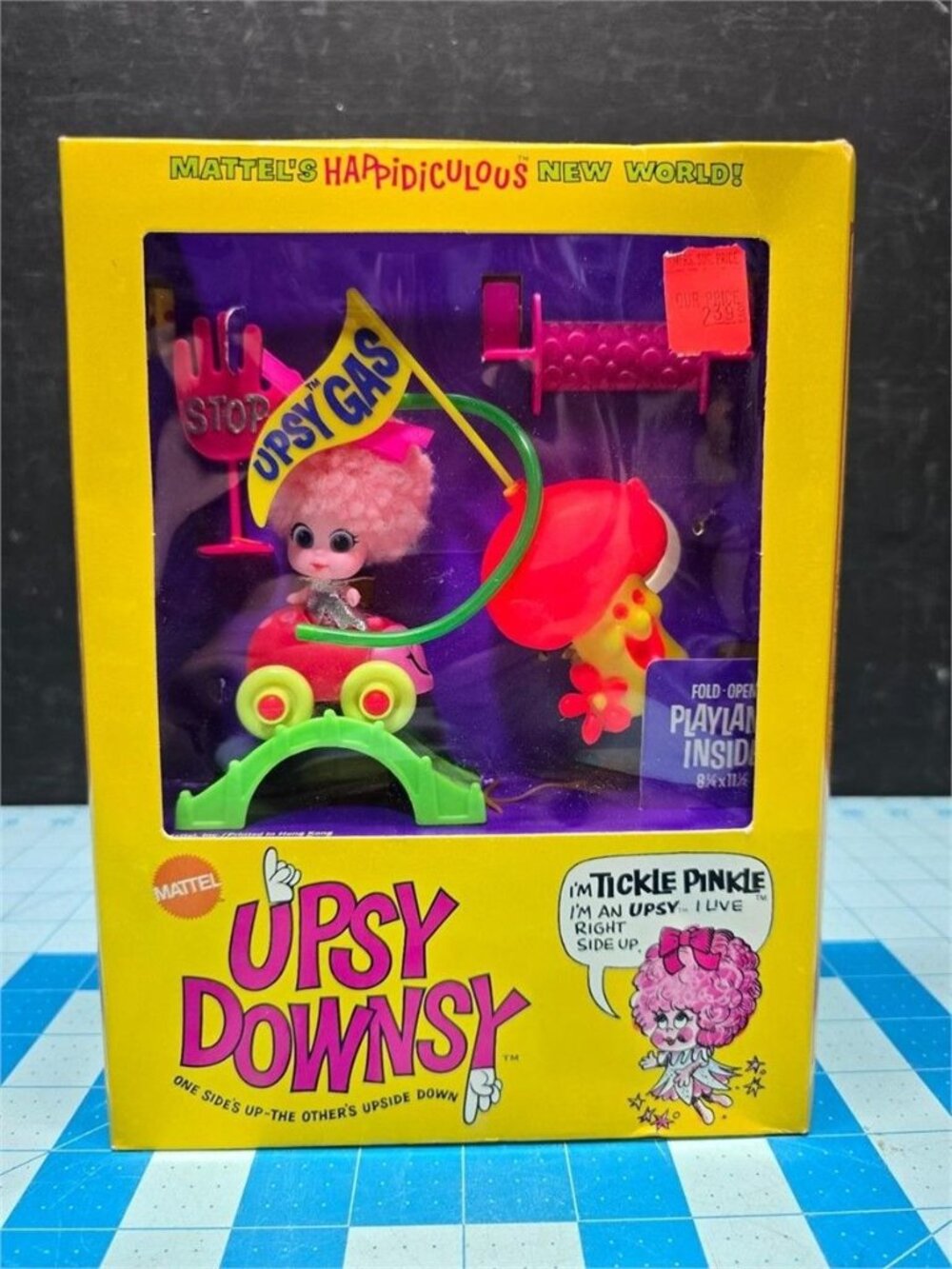 Mattel Upsy Downsy Tickle Pinkle Upsy #3825 Vintage 1969 NIB